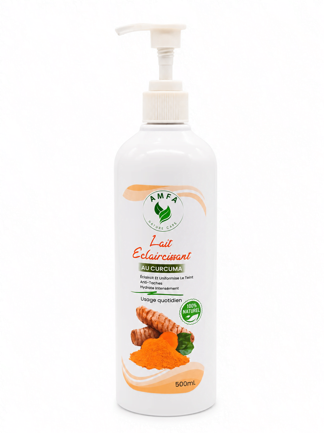 lait-eclarcissant-au-curcuma-amf Lait Éclaircissant au Curcuma 100 % Naturel – Image 1